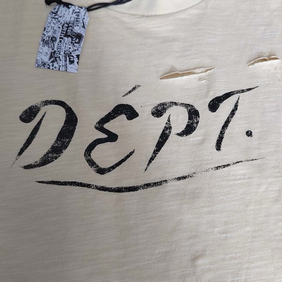 Gallery Dept. Letter Logo Broken Tank Top - Cream - Picture 3 of 8